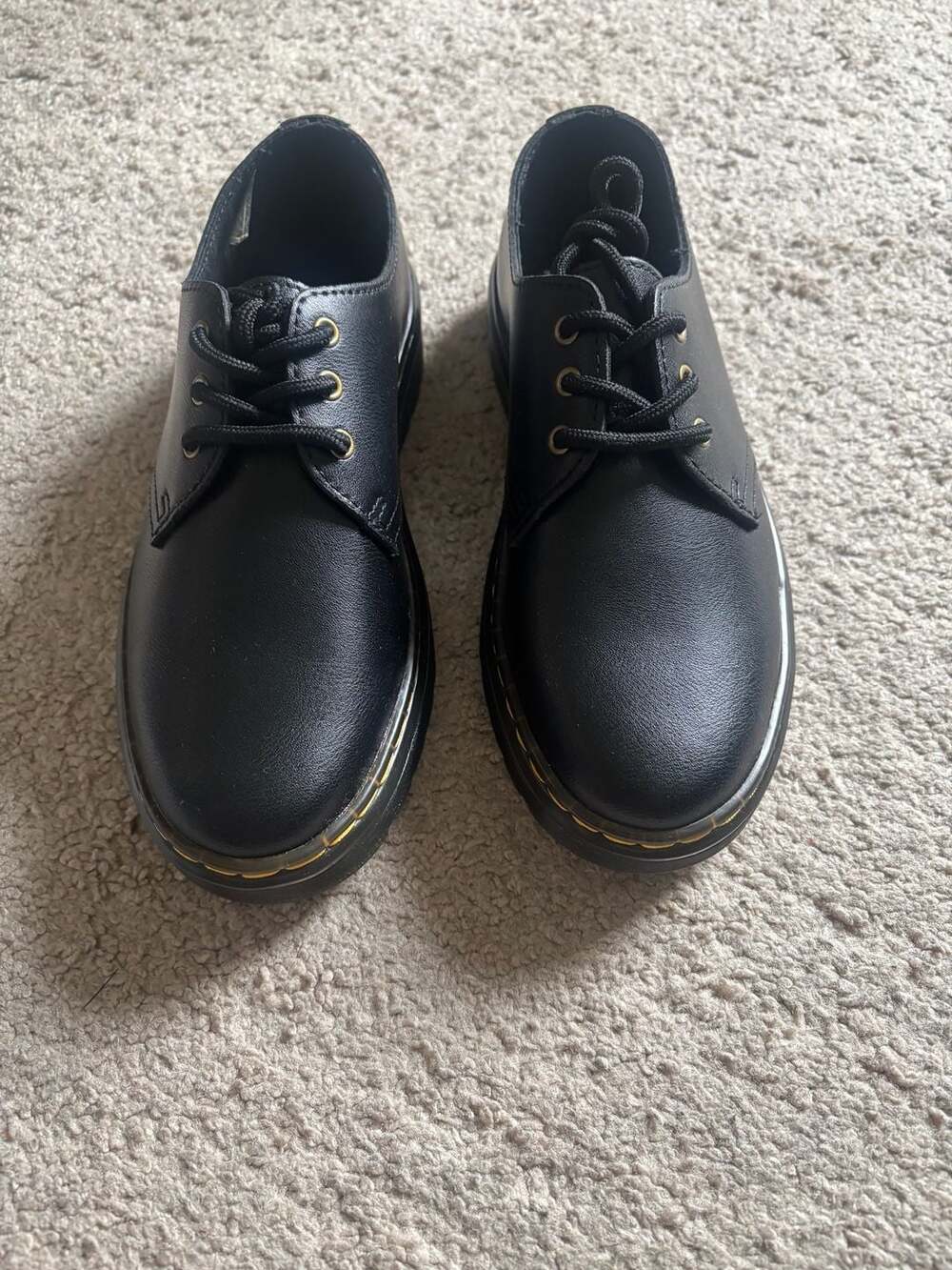 Dr. Martens Zavala Black 3-Eye Oxford Shoes UK 3 / US M 4 / US L 5